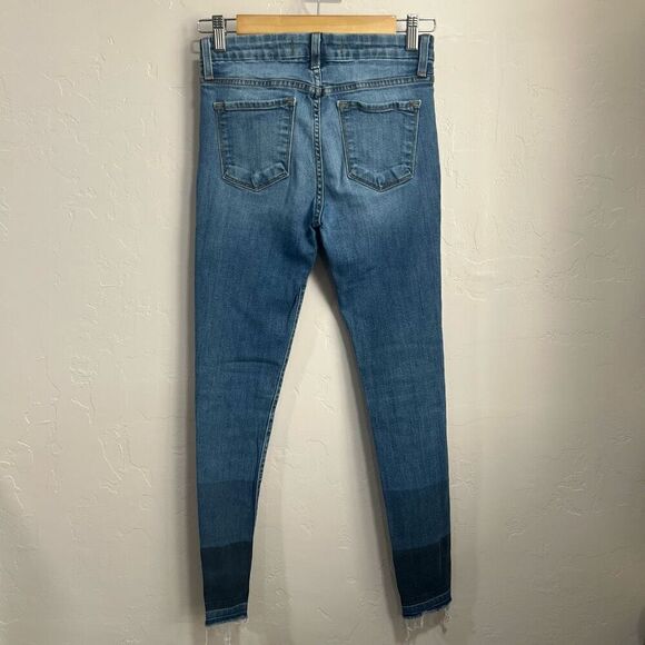 Flying Monkey Size 26 Color Block Ankle Skinny Jeans - Picture 4 of 8